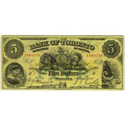 The Bank of Toronto  715-22-22  1929  $