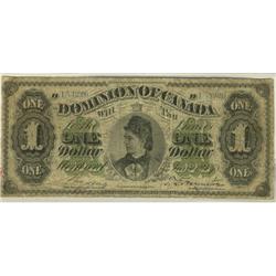 DC-8a  1878  $1  Scalloped borders  D15