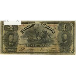 1898 $1  DC-13a  VG+ Series B 514625, a