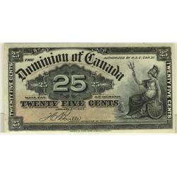 1900 25¢ DC-15b  Boville  EF+ a nice cl