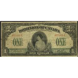 1917  $1  DC-23a-i  657101-E, VG-F,  a 