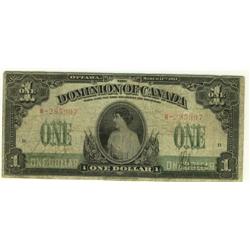 1917  $1  DC-23b  W-285997  About Fine.