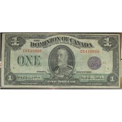 DC-25l  1923  $1  C6449066  A nice brig