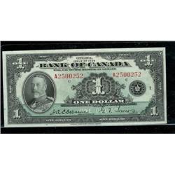 BC-1  1935  $1  Letter A2500252.  A ni