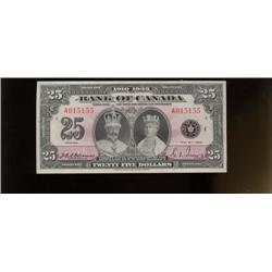 1935 $25 english Text A015155.  Original uncirculated w