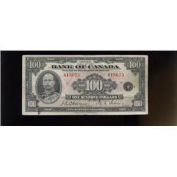 BC-15  1935  $100 A18673  English text 