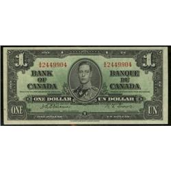 BC-21a 1937 $1 Osborne A/A2449904 A nic