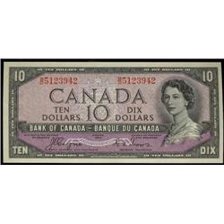 BC-32a 1954 $10 Coyne-Towers Devils fa