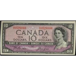 BC-32b 1954 $10 Beattie-Coyne Devils f