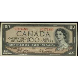 1954 $100 Devils face BC-35a  Coyne-To