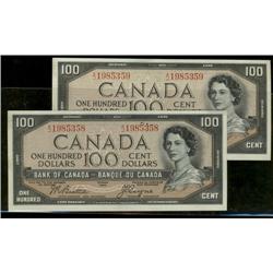 A great consecutive pair of BC-35b 1954