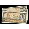 Image 1 : Lot of 3 consecutive 1954  $50  Lawson-