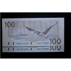 Lot of 2 consecutive notes BC-60a-i Thi