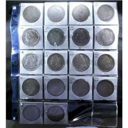 Lot of 18 x USA silver dollars includin