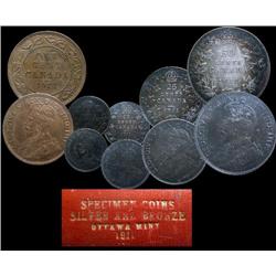 1911 Specimen set with original box.  I