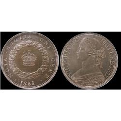 1861 1¢ Nova Scotia PATTERN  PCGS SP65 