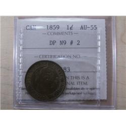 1859 DP#2 ICCS AU55. A very nice and de