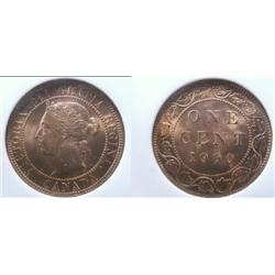 1900H NGC MS65Red, 95% red lustre with 