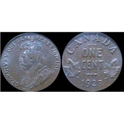 1923 PCGS AU55.  Lustrous brown. A nice