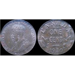 1930 PCGS MS64RB. 40% red lustre.