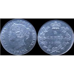 1900 Round O PCGS AU55 brilliant with n