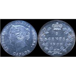 1900 Round O PCGS MS63. Mostly brillian