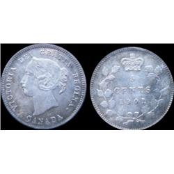 1901  ICCS MS63PQ+  Light champagne and