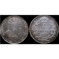 1908 Small 8 PCGS MS63 light russet and