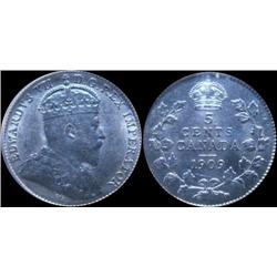 1909 Round Leaves PCGS AU58.  Brilliant