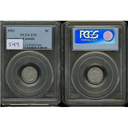 1921 PCGS F15,  A nice silver gray orig