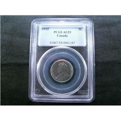 1925  PCGS AU53.  Key date