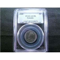 1925  PCGS AU58.  Key date