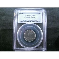 1926 Far 6  PCGS AU58,weakly struck!
