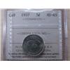 Image 1 : 1937 Dot ICCS MS65 Typical strike but g