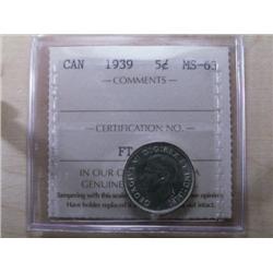 1939 ICCS MS63 A nice example.