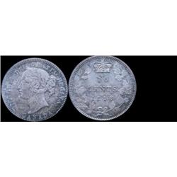 1858 ICCS MS65PQ+,Superbly toned with l