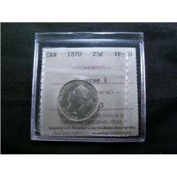 1870 Obv.1  ICCS VF30
