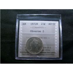 1872H Obv.2  ICCS AU55