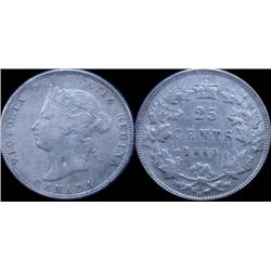 1880H Wide O  ICCS VF20. Brilliant with