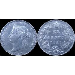 1881H  ICCS VF30 Brilliant with some lu