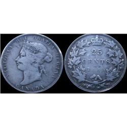 1885 ICCS VF20 Weakly struck.  Silver g