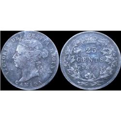 1894  ICCS VF30. A nice semi-key date c