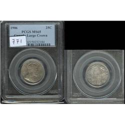 1906  PCGS MS65PQ Medium autumn shades 