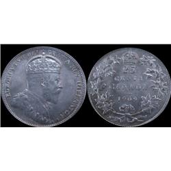 1909 25¢ ICCS MS64PQ+  Brilliant with l