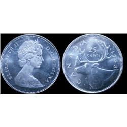 1968 Silver ICCS MS65 Heavy Cameo. A mo