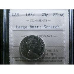 1973 Large Bust ICCS EF40 usual meter s