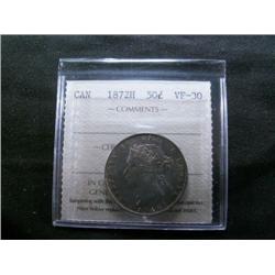 1872H   ICCS VF30. A nice example with 