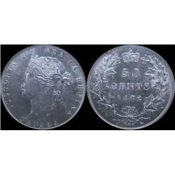 1872H  ICCS MS62PQ. Blast white with fu