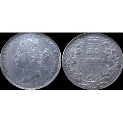 1872H   PCGS EF40 light silver gray ton