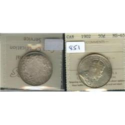 1902 ICCS MS65 PQ.  Attractively toned 